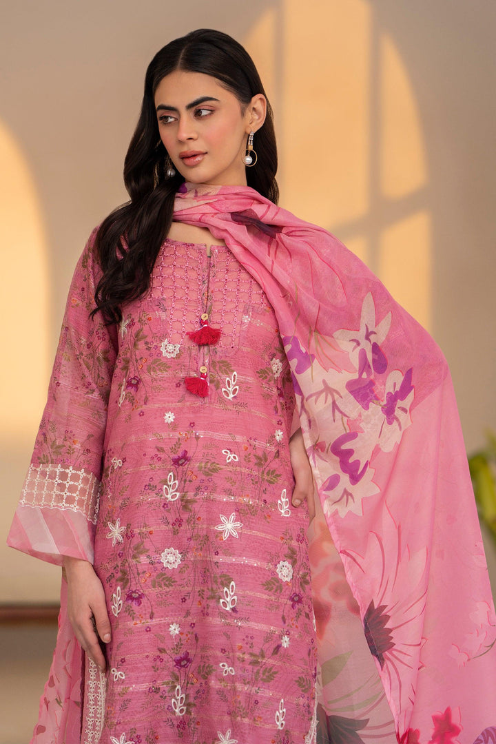 3 Piece Pink Sequence Munar Suit Pret - AR-3514 - ARFARIWAJ