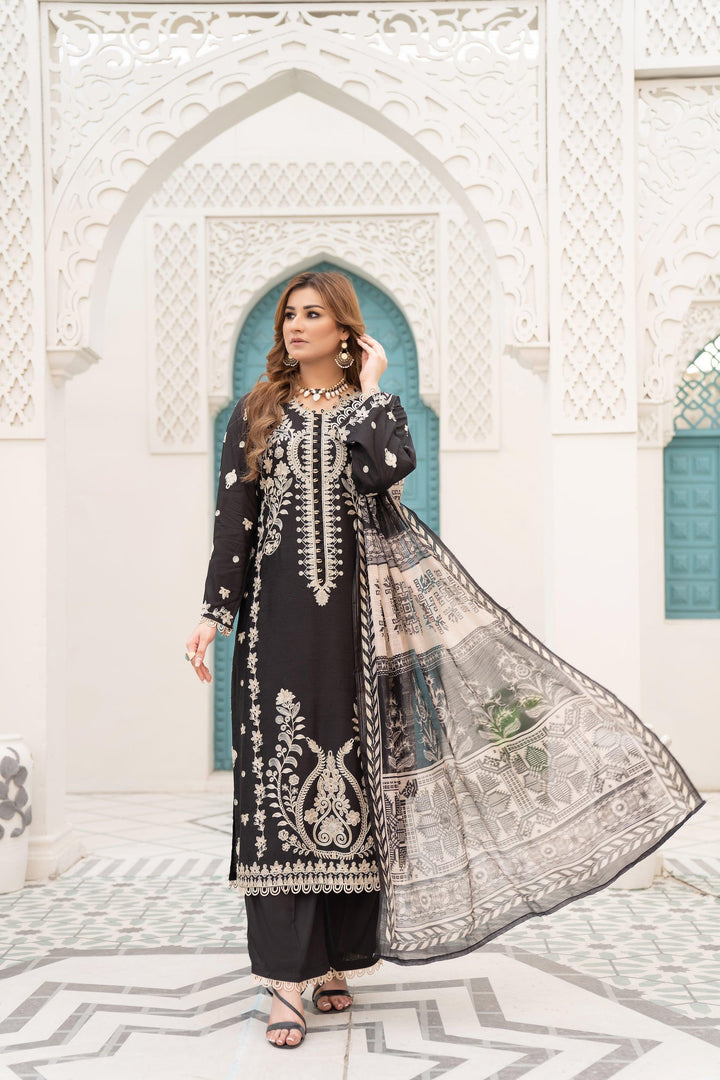 3 Piece Linen Suit Luxury Pret - AR-2992-Diyar-e-Ishq - ARFARIWAJ