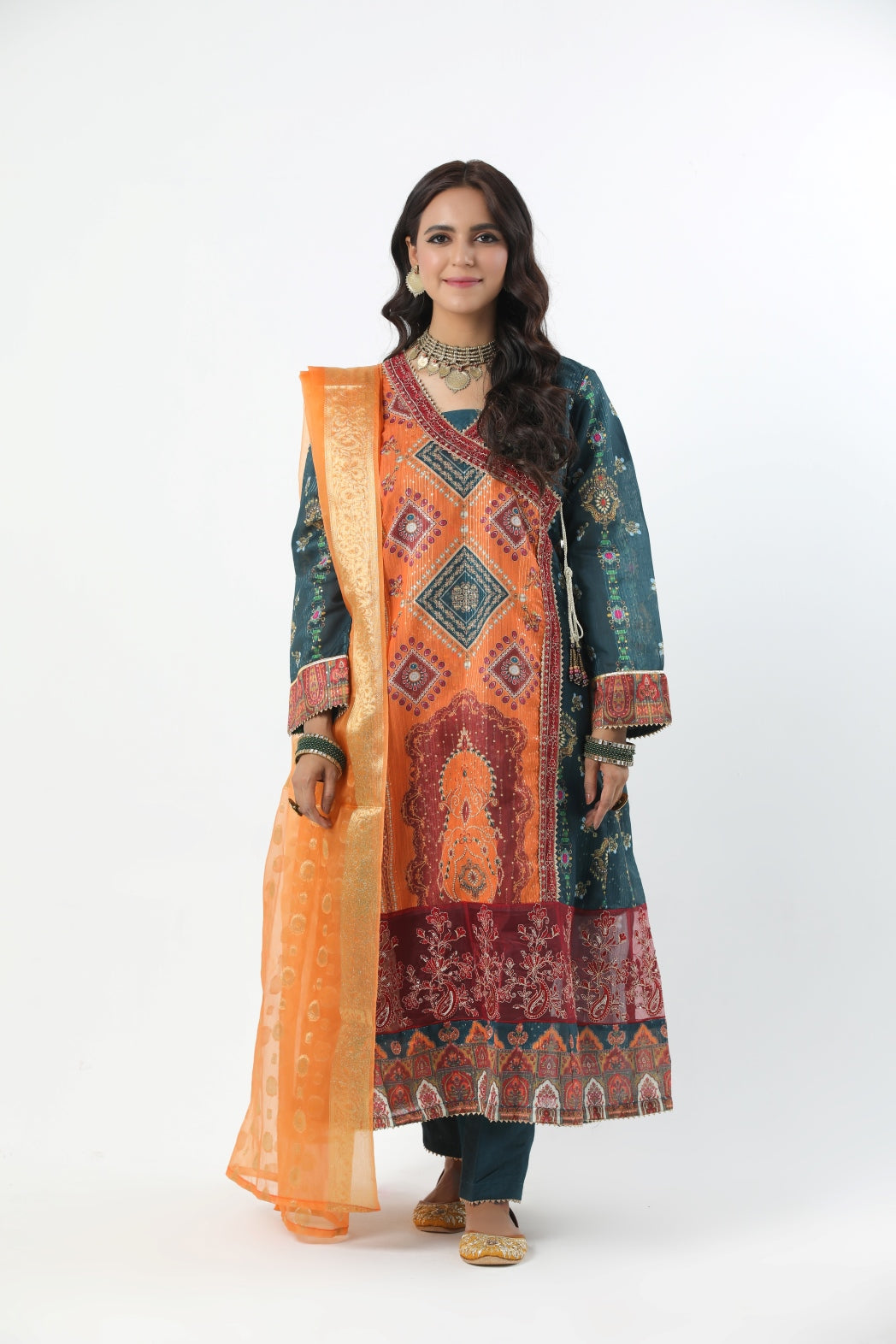 3 Piece Printed Munnar Pret - AR-2812-(Mushq)-S23 - ARFARIWAJ