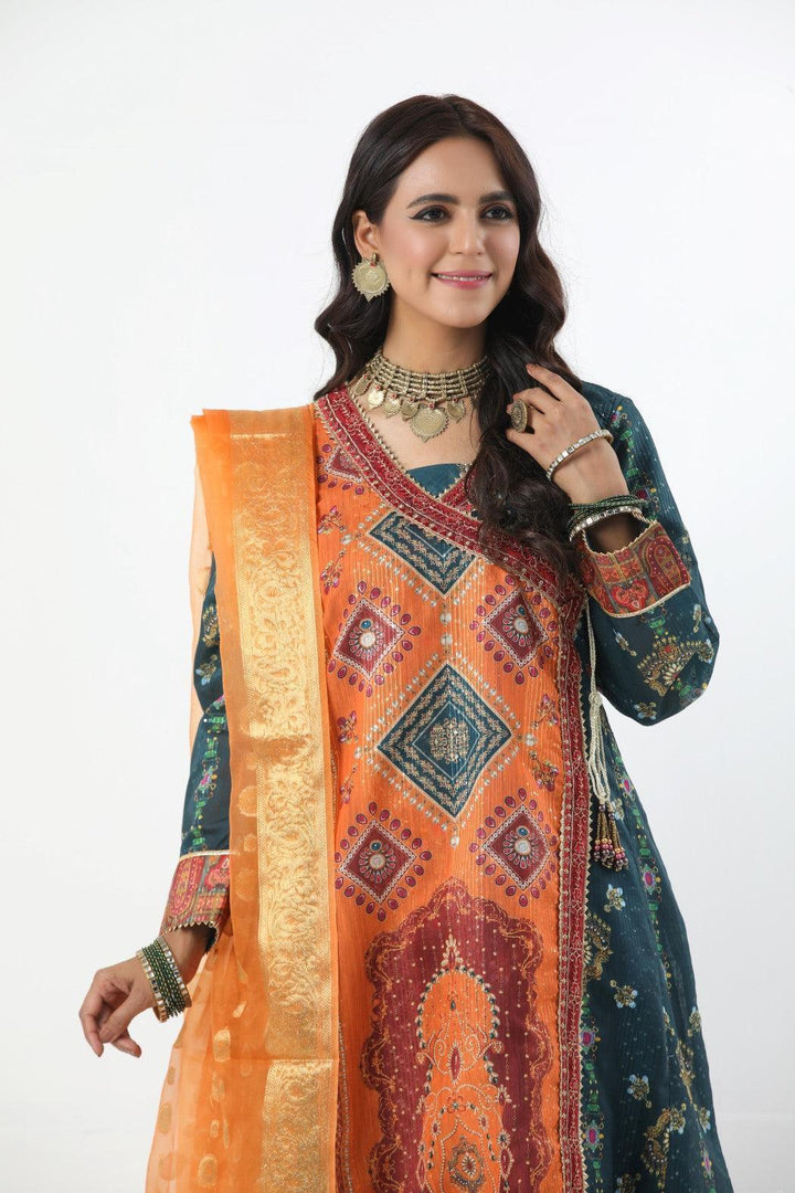 3 Piece Printed Munnar Pret - AR-2812-(Mushq)-S23 - ARFARIWAJ