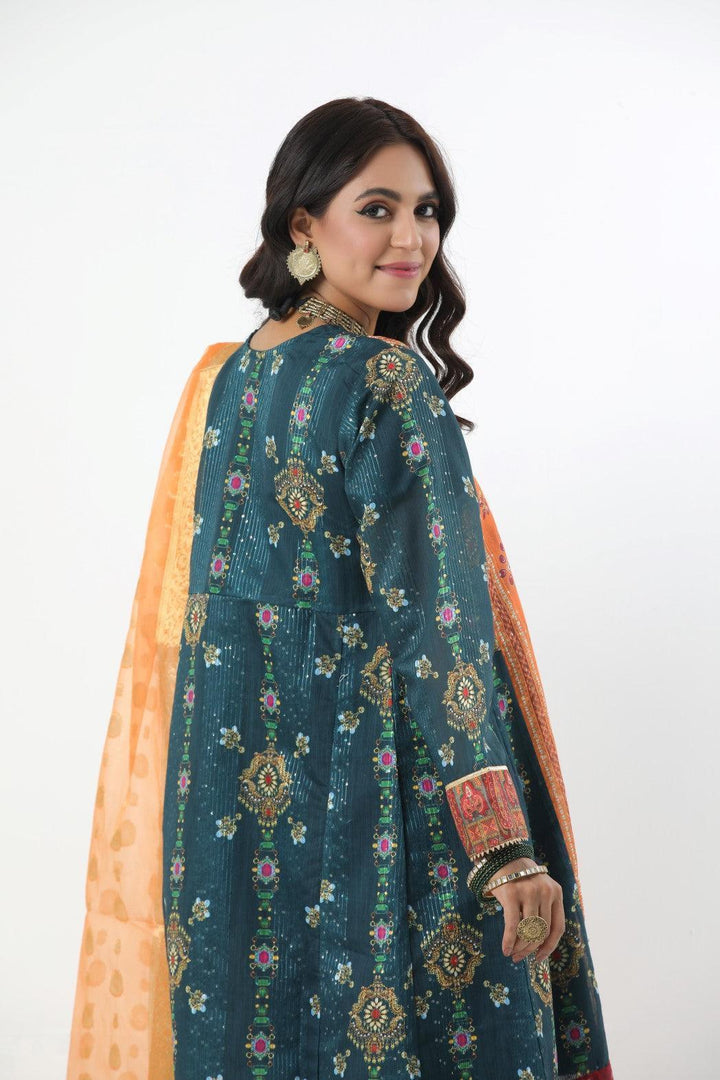 3 Piece Printed Munnar Pret - AR-2812-(Mushq)-S23 - ARFARIWAJ