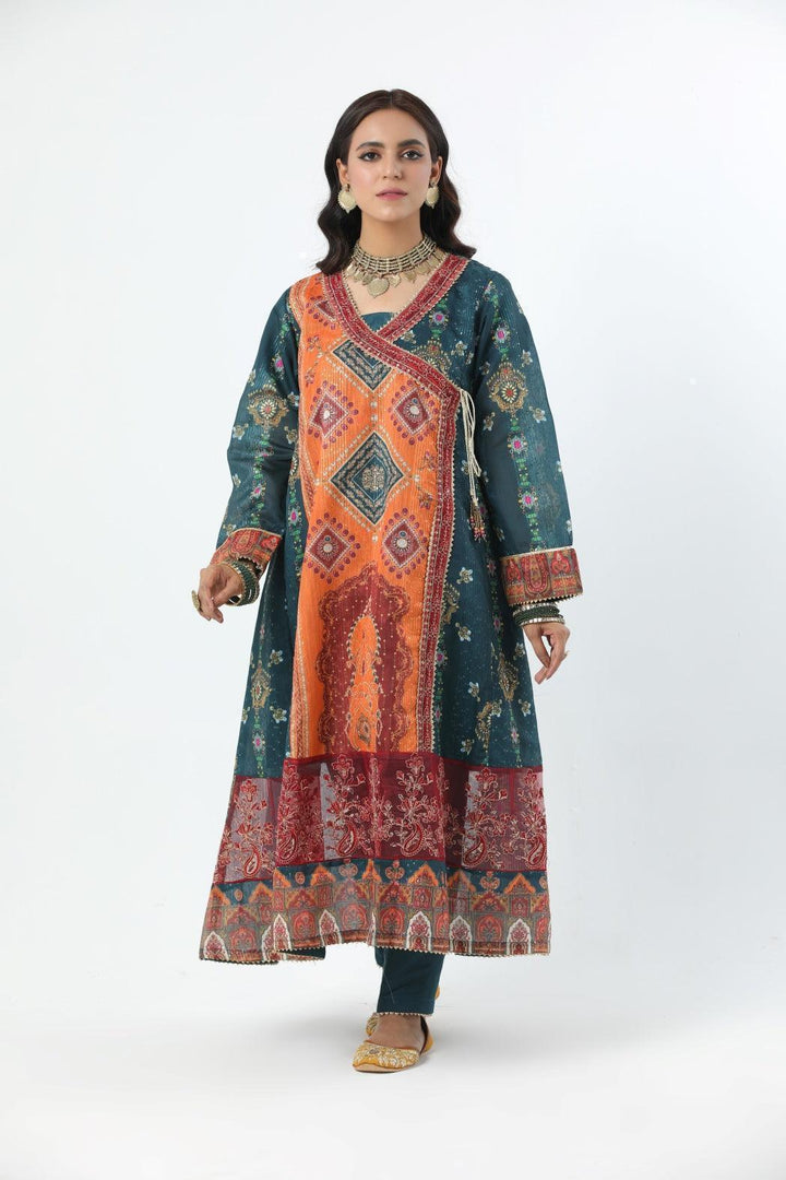 3 Piece Printed Munnar Pret - AR-2812-(Mushq)-S23 - ARFARIWAJ