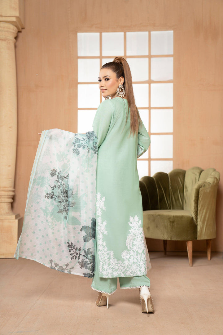 3 Piece Lawn Suit Luxury Pret - AR-2958 (Noor) - ARFARIWAJ