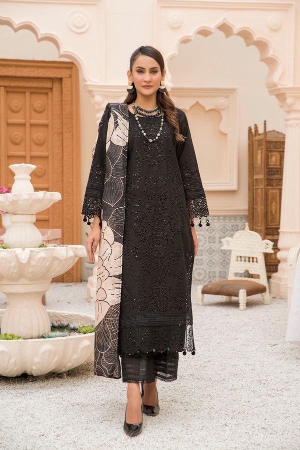 3 Piece Organza Suit Luxury Pret - AR-3212-Thea - ARFARIWAJ